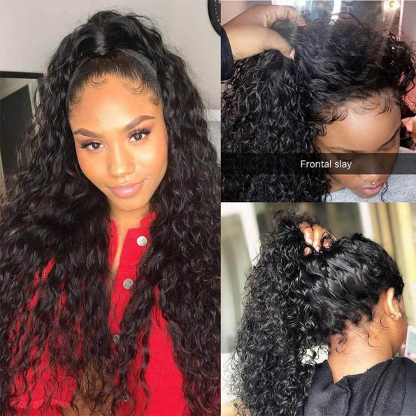 Brazilian Water Wave 360 Lace Frontal Wig 180% Density